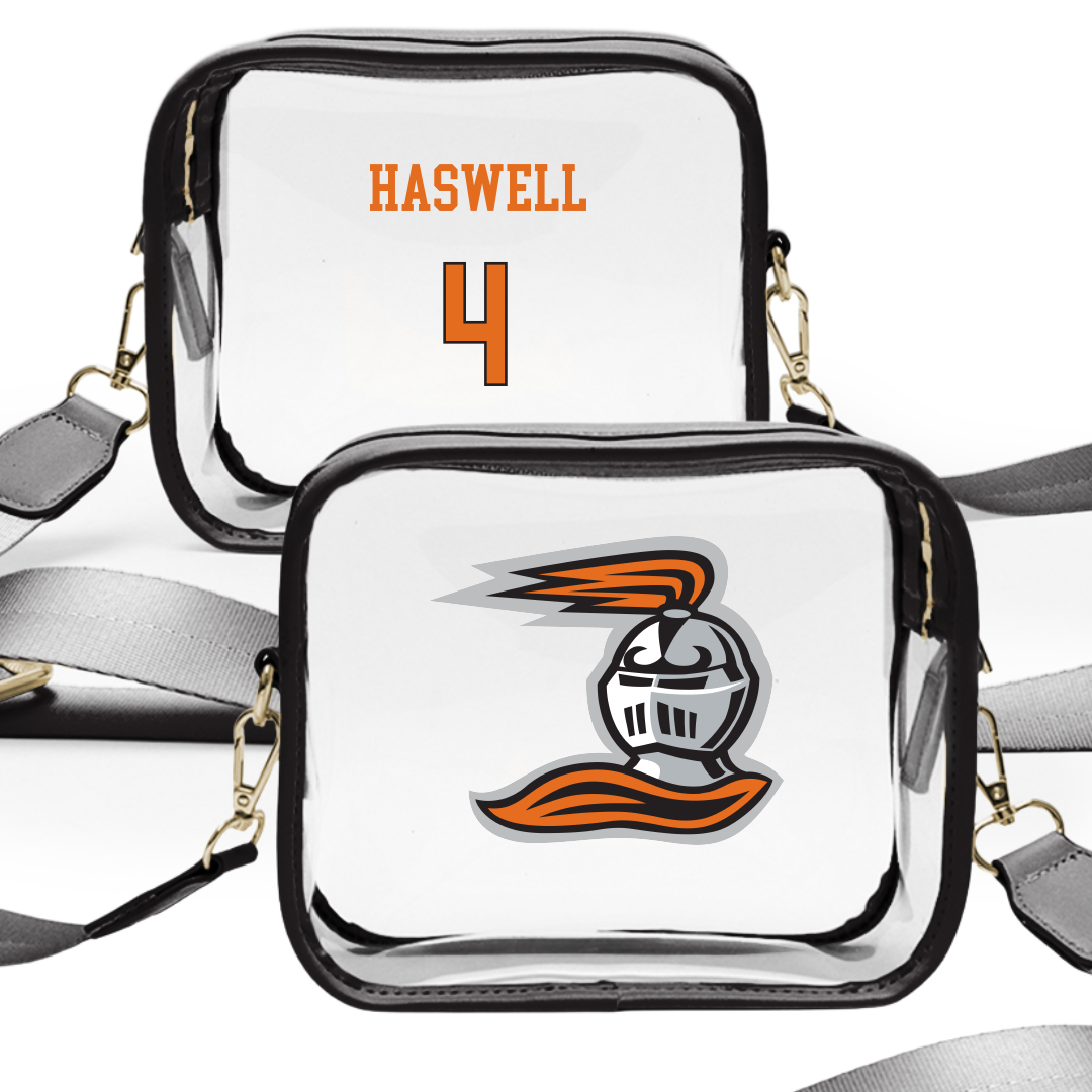 Heidelberg University Soccer (M) Black Clear Stadium Bag - #4 Liam Haswell