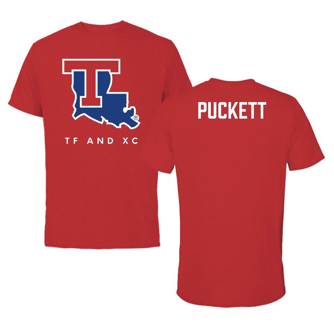 Louisiana Tech University TF and XC Red Tee - Havyn Puckett