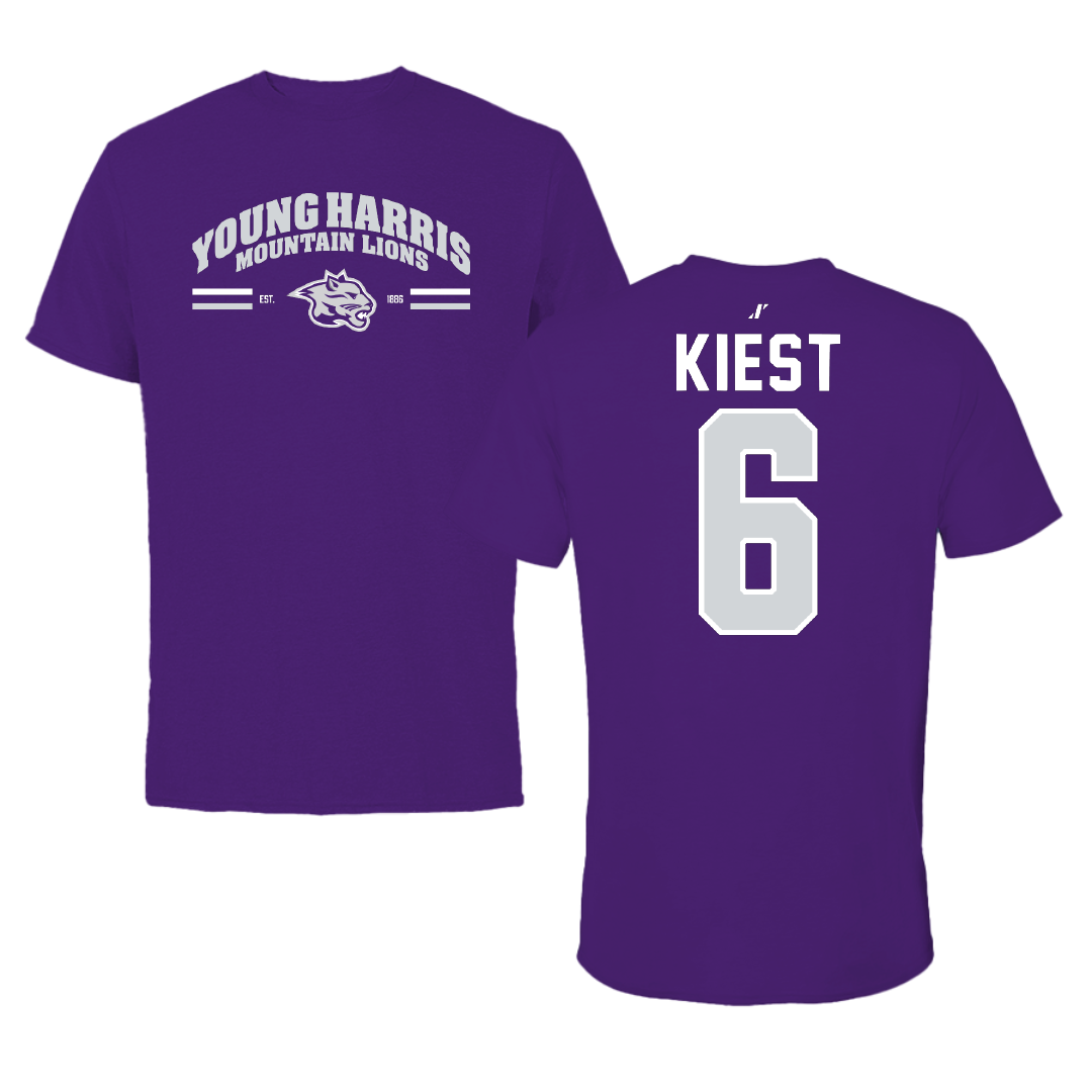 Young Harris College Lacrosse Purple General Tee - #6 Brooklyn Kiest