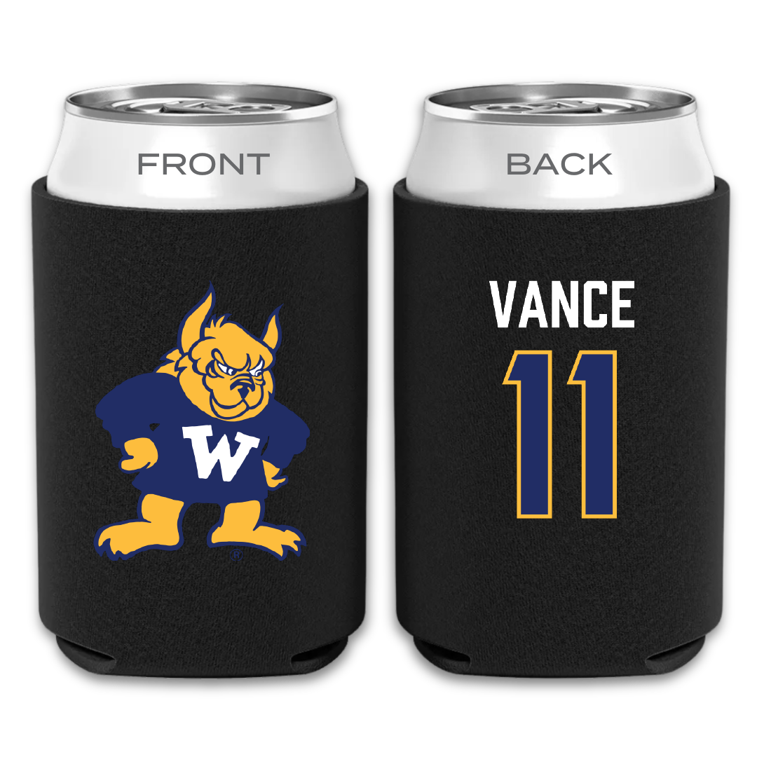 Webster University Basketball (M) Black Can Cooler - #11 Deeandre Vance