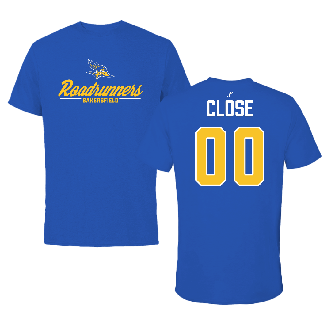California State University-Bakersfield Softball Blue General Tee - #00 Brynn Close