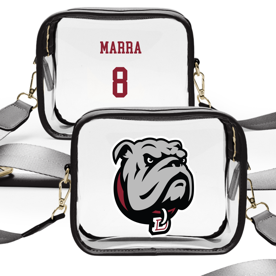 Dean College Lacrosse (M) Black Clear Stadium Bag - #8 Joey Marra
