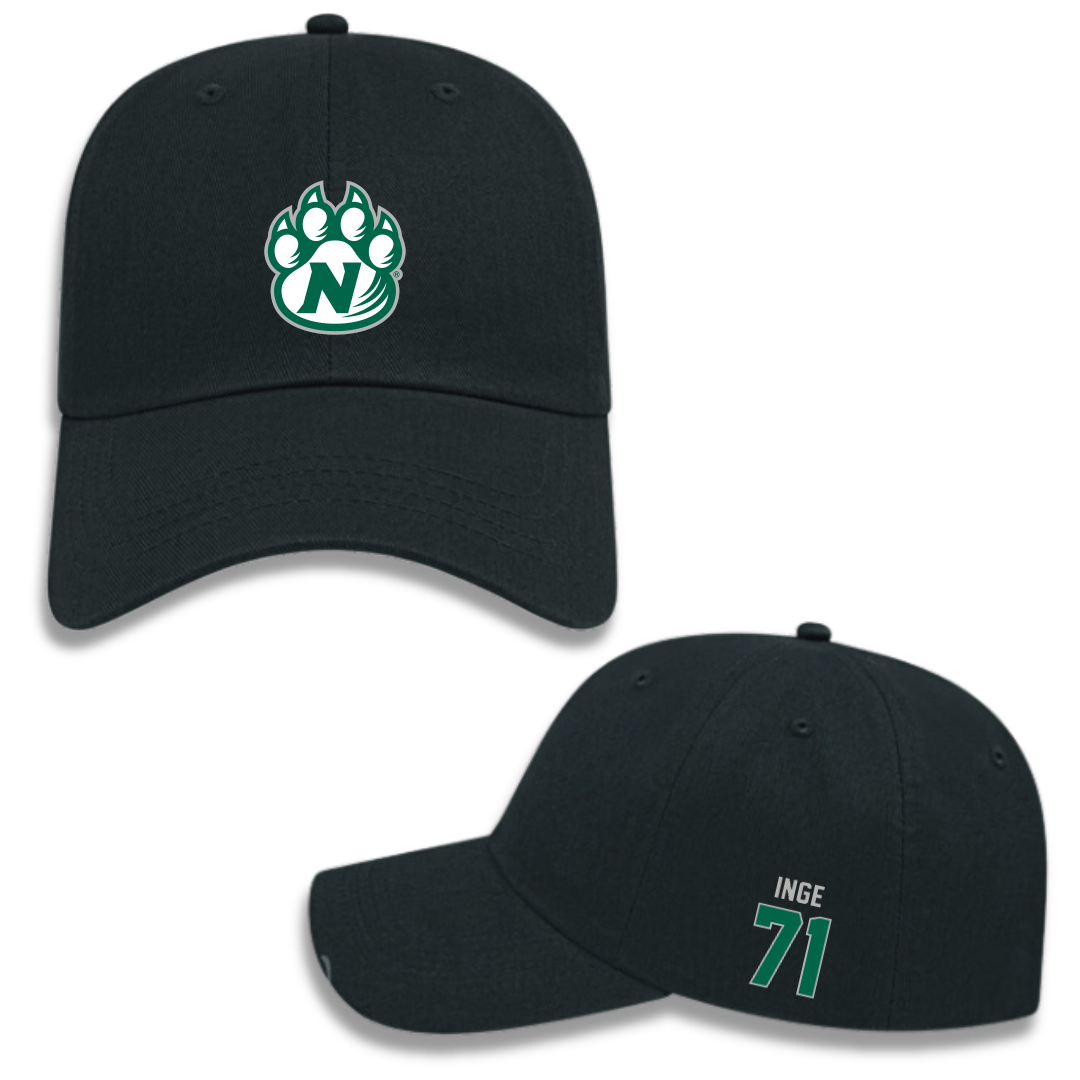 Northwest Missouri State University Football Black Hat - #71 Tony Inge