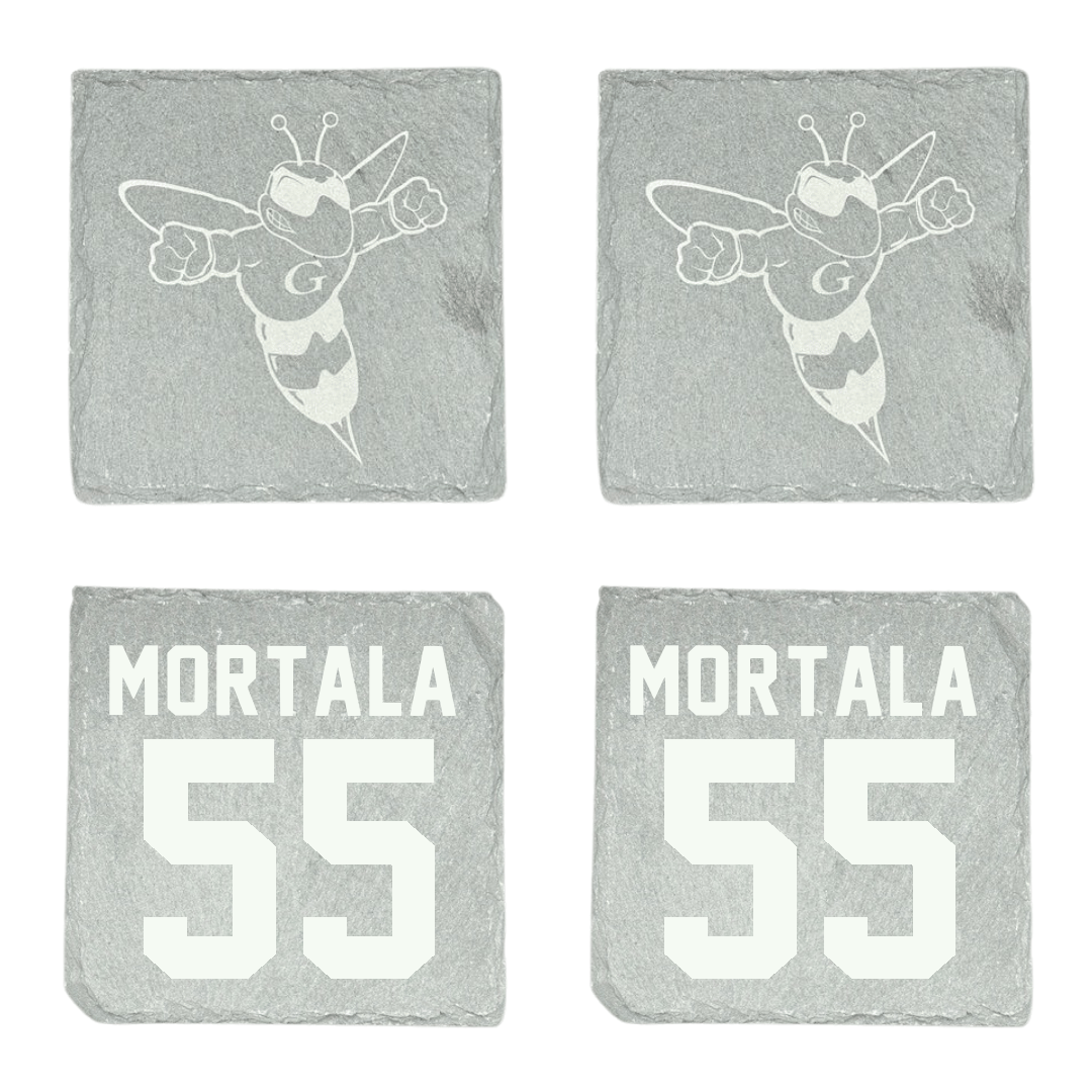 Graceland University Football Stone Coaster (4 Pack)  - #55 Sushanth Mortala