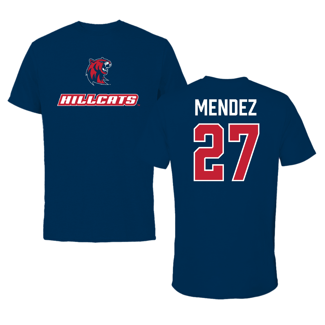 Rogers State University Soccer (W) Navy Tee - #27 Taylor Mendez
