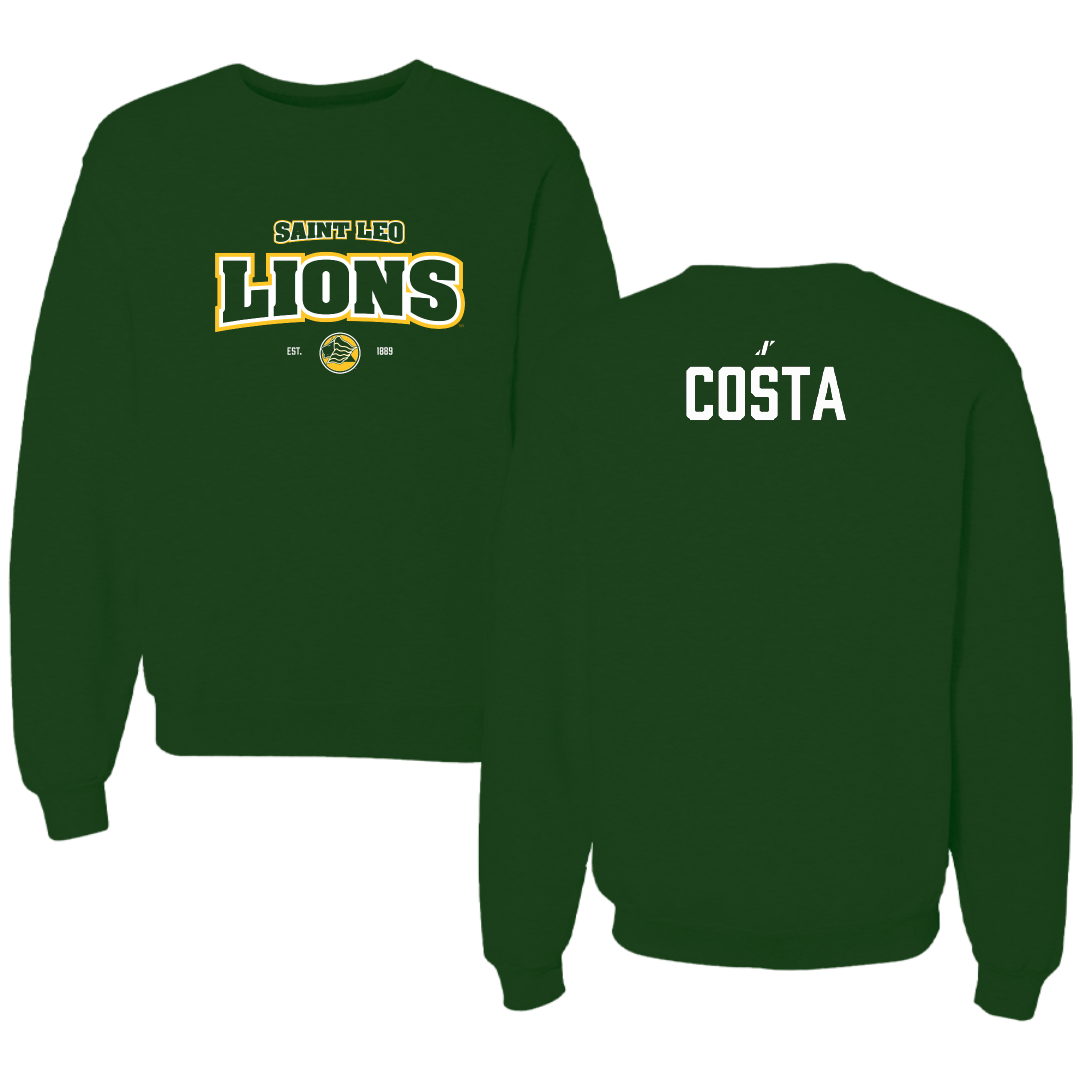 Saint Leo University Cheer Forest Green General Crewneck - Eva Costa