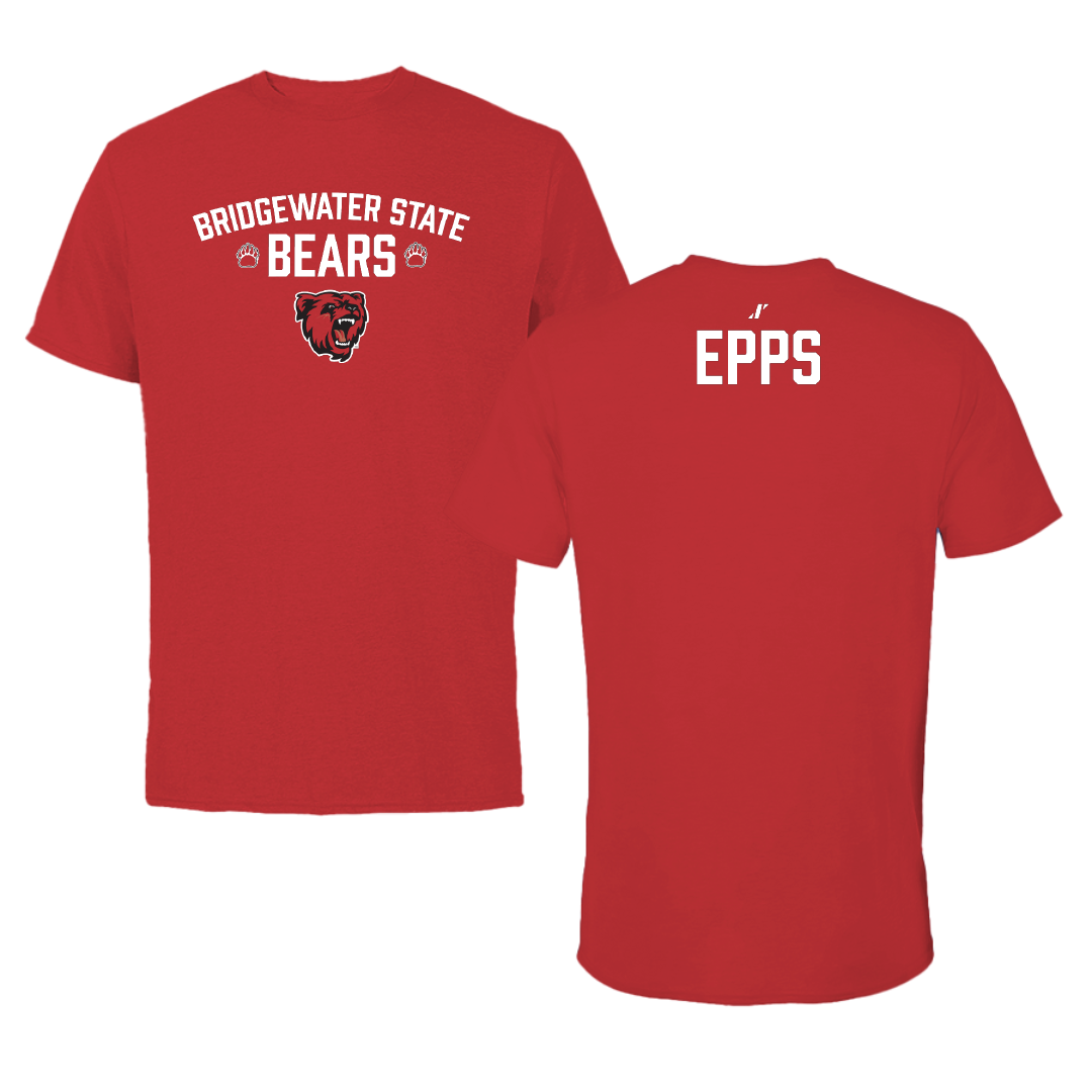 Bridgewater State University TF and XC Red General Tee - Javon Epps