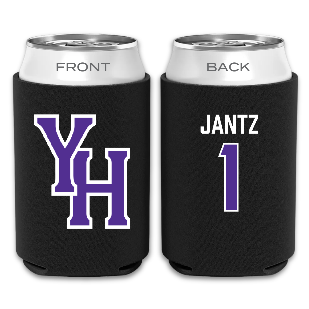 Young Harris College Soccer (W) Black Can Cooler - #1 Emily Jantz