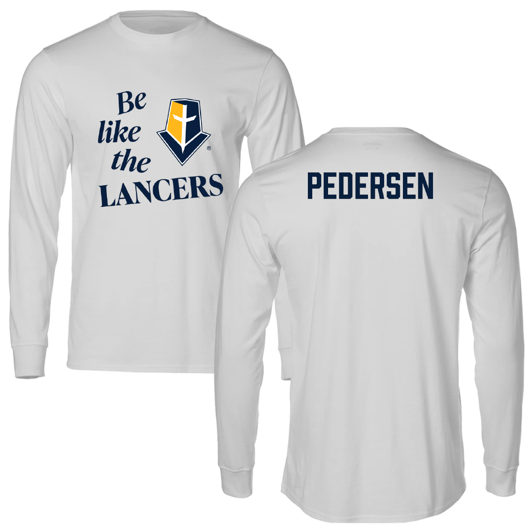Mount Marty University Golf Light Gray Be Like Us Performance Long Sleeve - Carson Pedersen