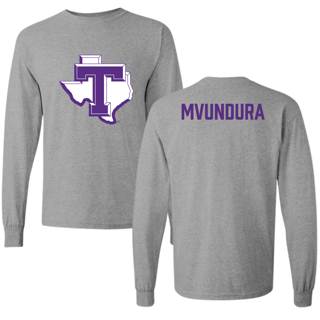 Tarleton State University TF and XC Sport Gray Long Sleeve - David Mvundura