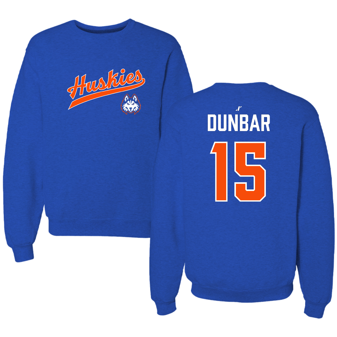 Houston Christian University Soccer (W) Blue General Crewneck - #15 Brynn Dunbar