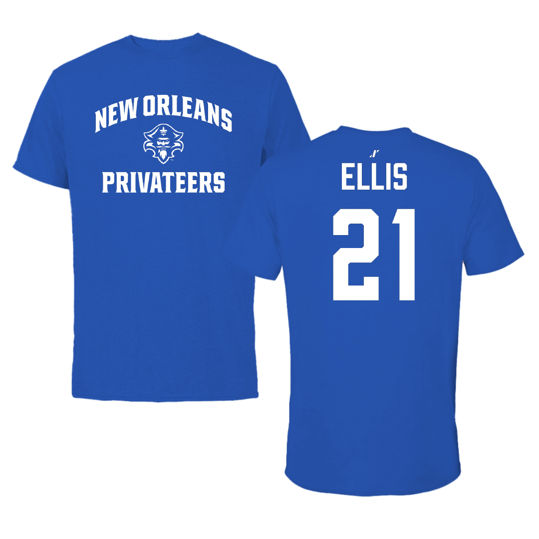 University of New Orleans Basketball (W) Blue General Tee - #21 Aaliyah Ellis