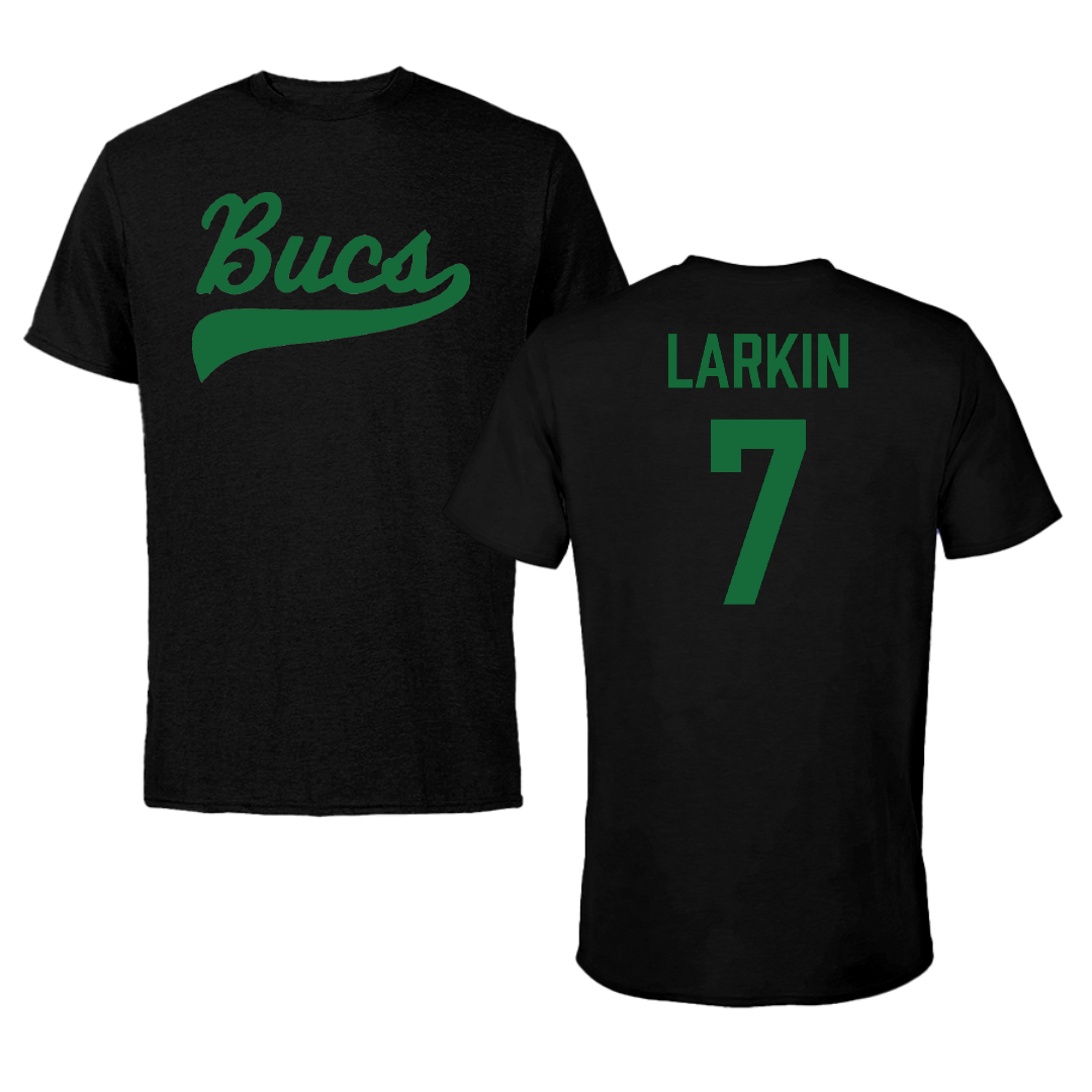 Shelton State Community College Basketball (M) Black Tee - #7 King Larkin