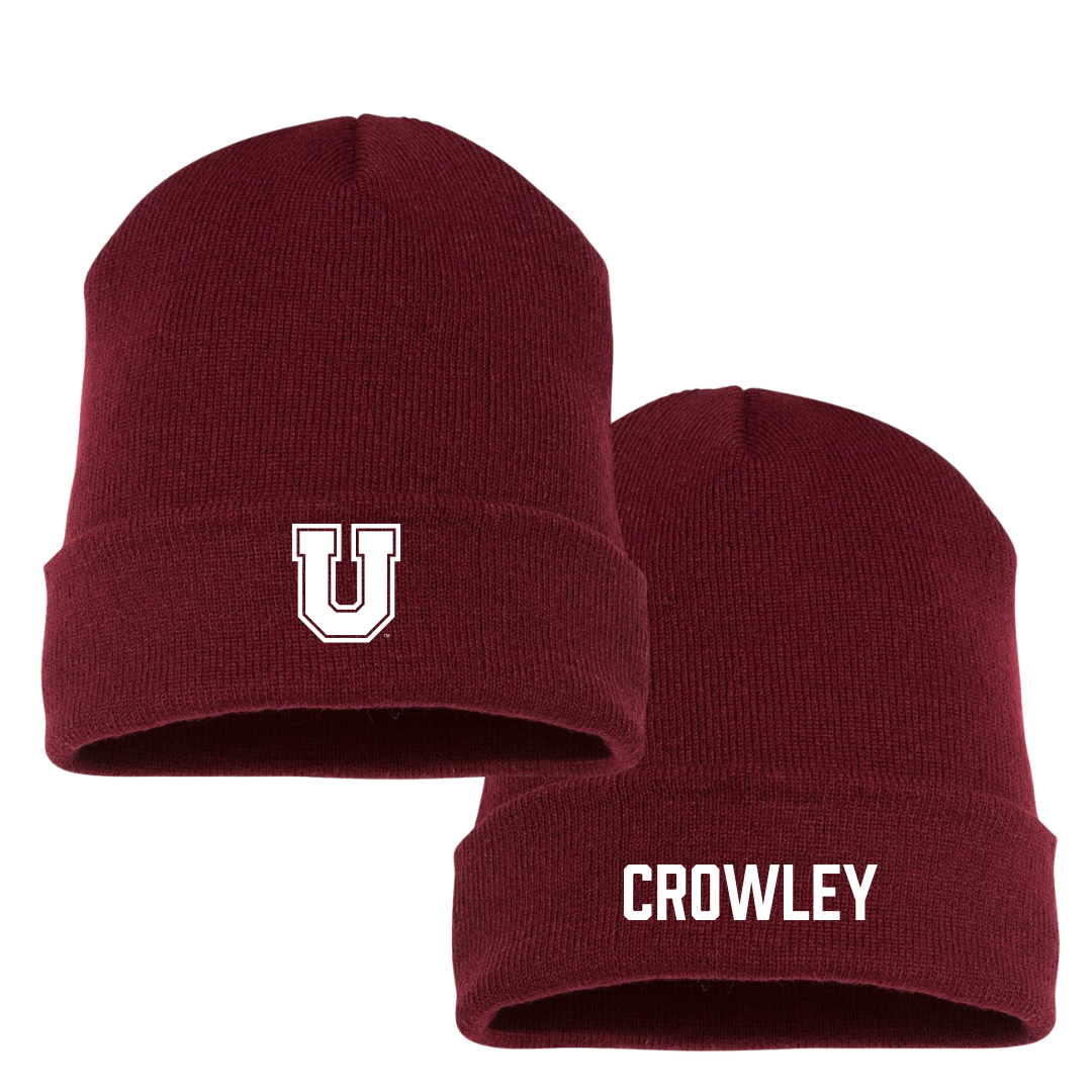 Union College Soccer (M) Maroon Beanie - #18 Shane Crowley