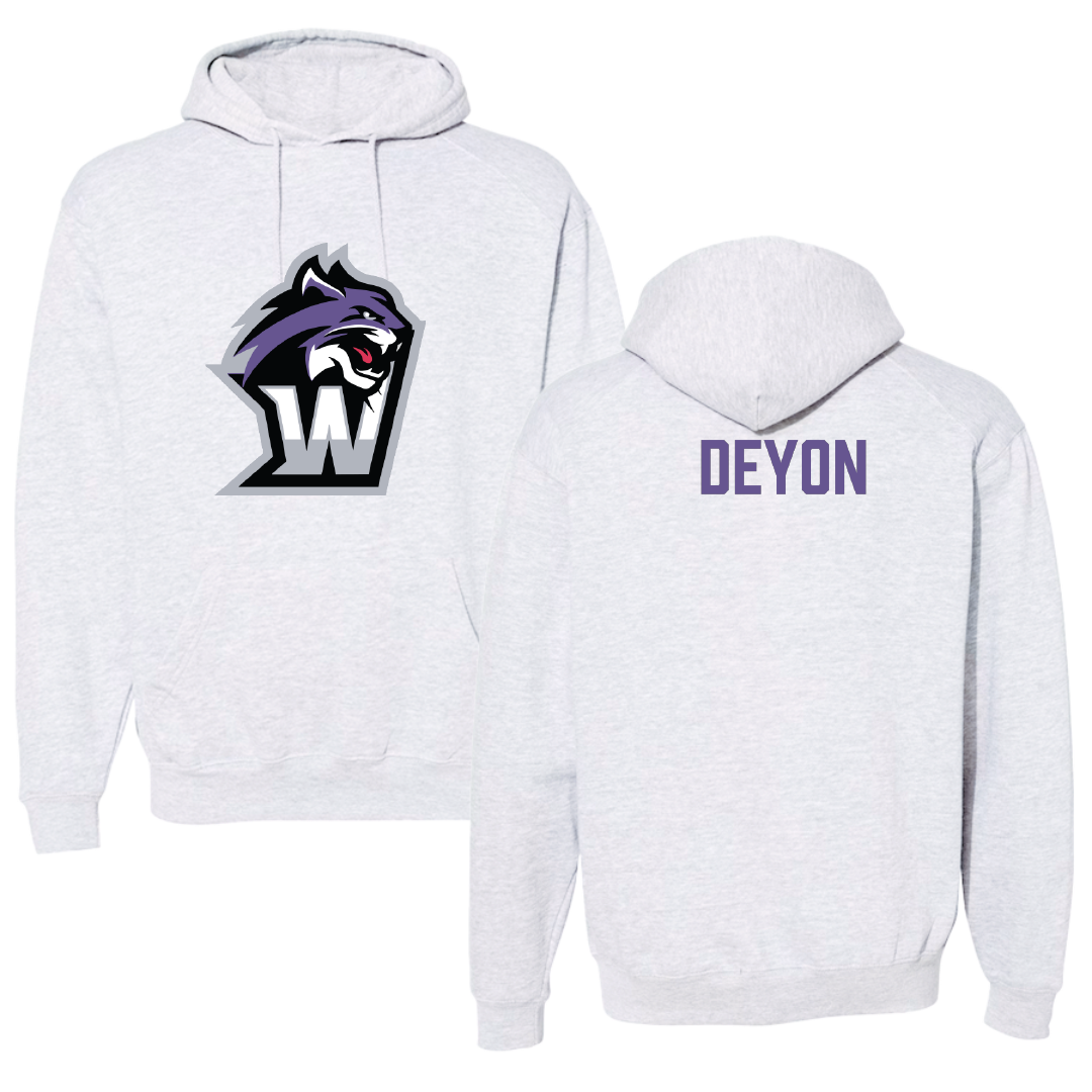 Wiley University TF and XC Light Gray Hoodie - Kyla Deyon