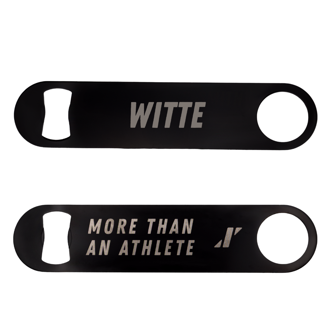 Utah State University Gymnastics Black Bottle Opener - Mya Witte