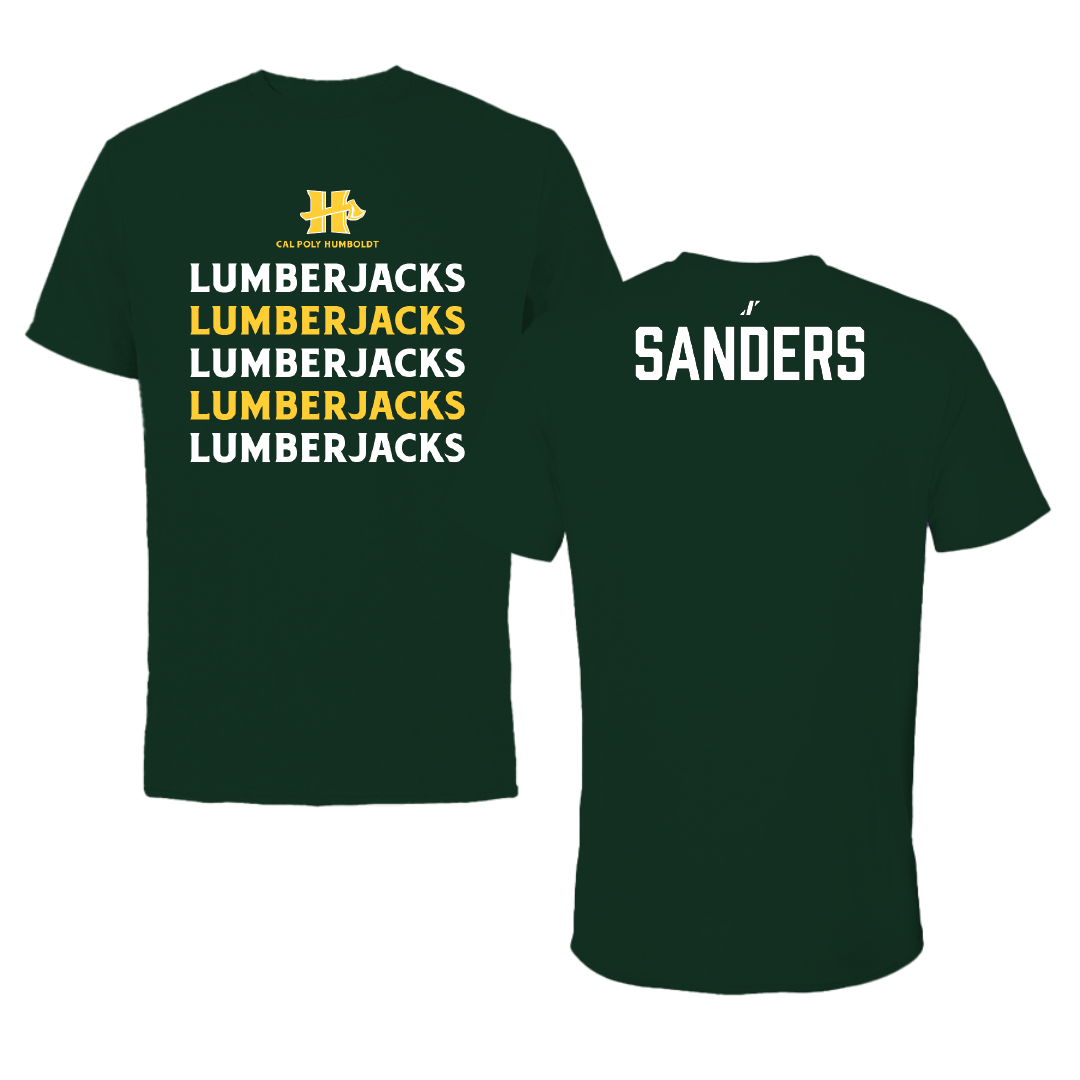 Cal Poly Humboldt Wrestling (M) Forest Green General Tee - Dakota Sanders