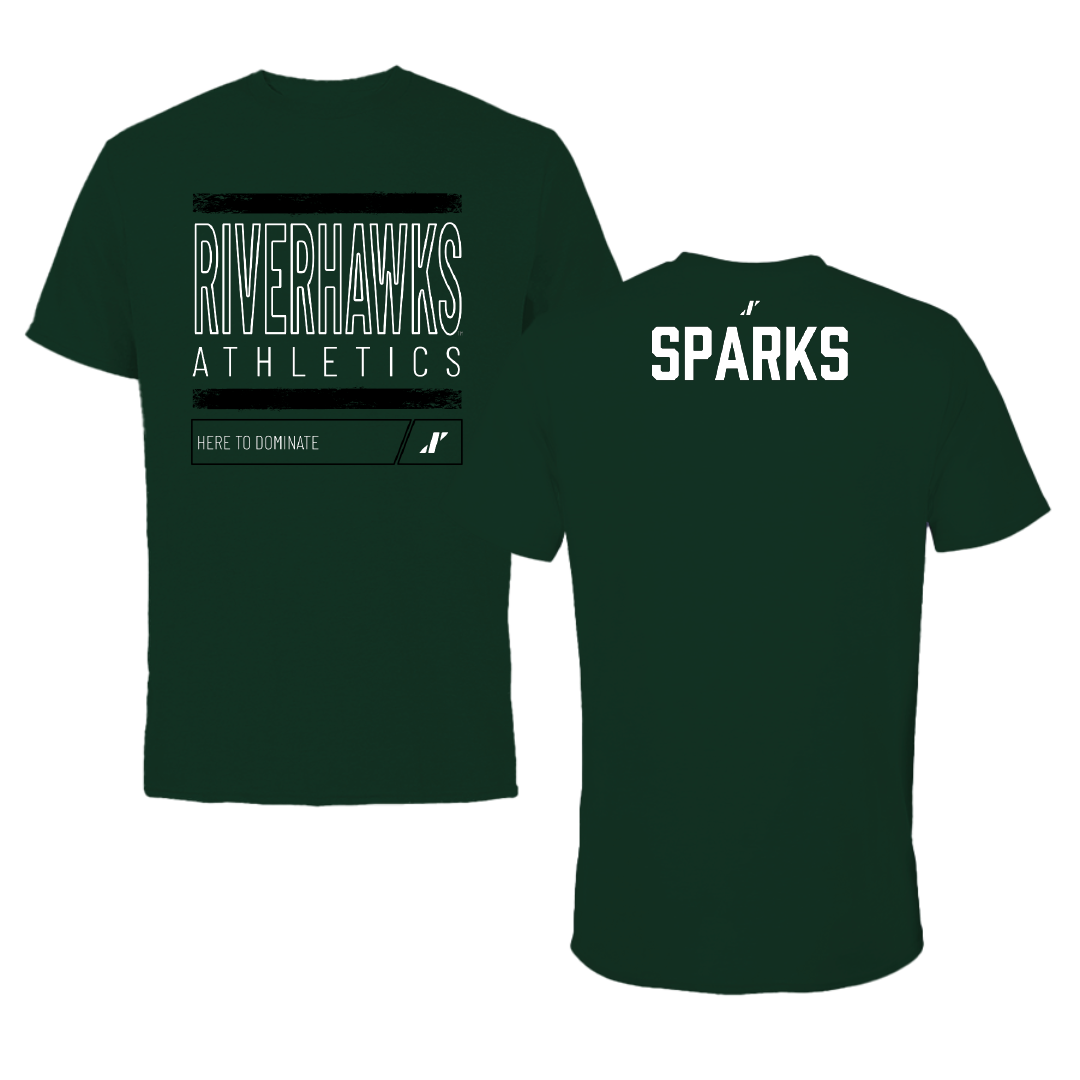 Northeastern State University Softball Forest Green Dominate Tee - Zoey Sparks