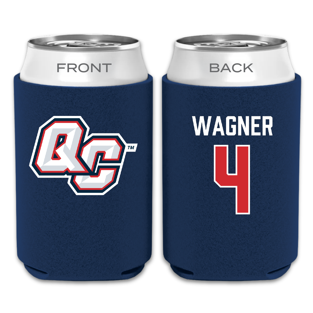 Queens College (New York) Soccer (M) Navy Can Cooler - #4 Tommy Wagner