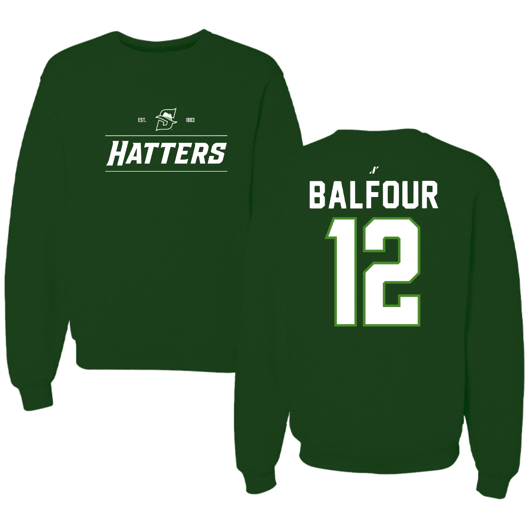 Stetson University Volleyball Forest Green General Crewneck - #12 Kayla Balfour