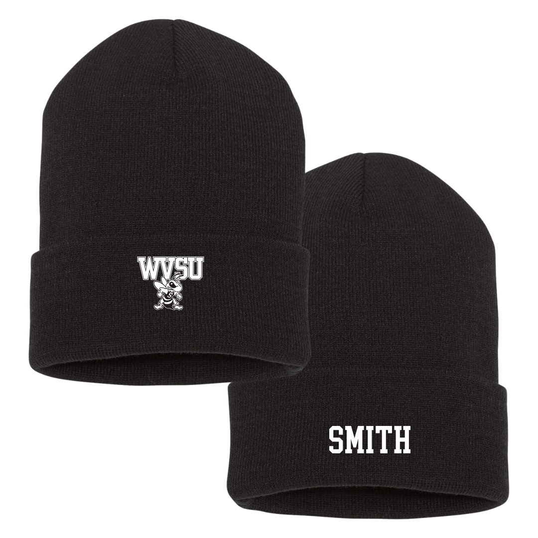West Virginia State University Basketball (W) Black Beanie - #33 Makayla Smith