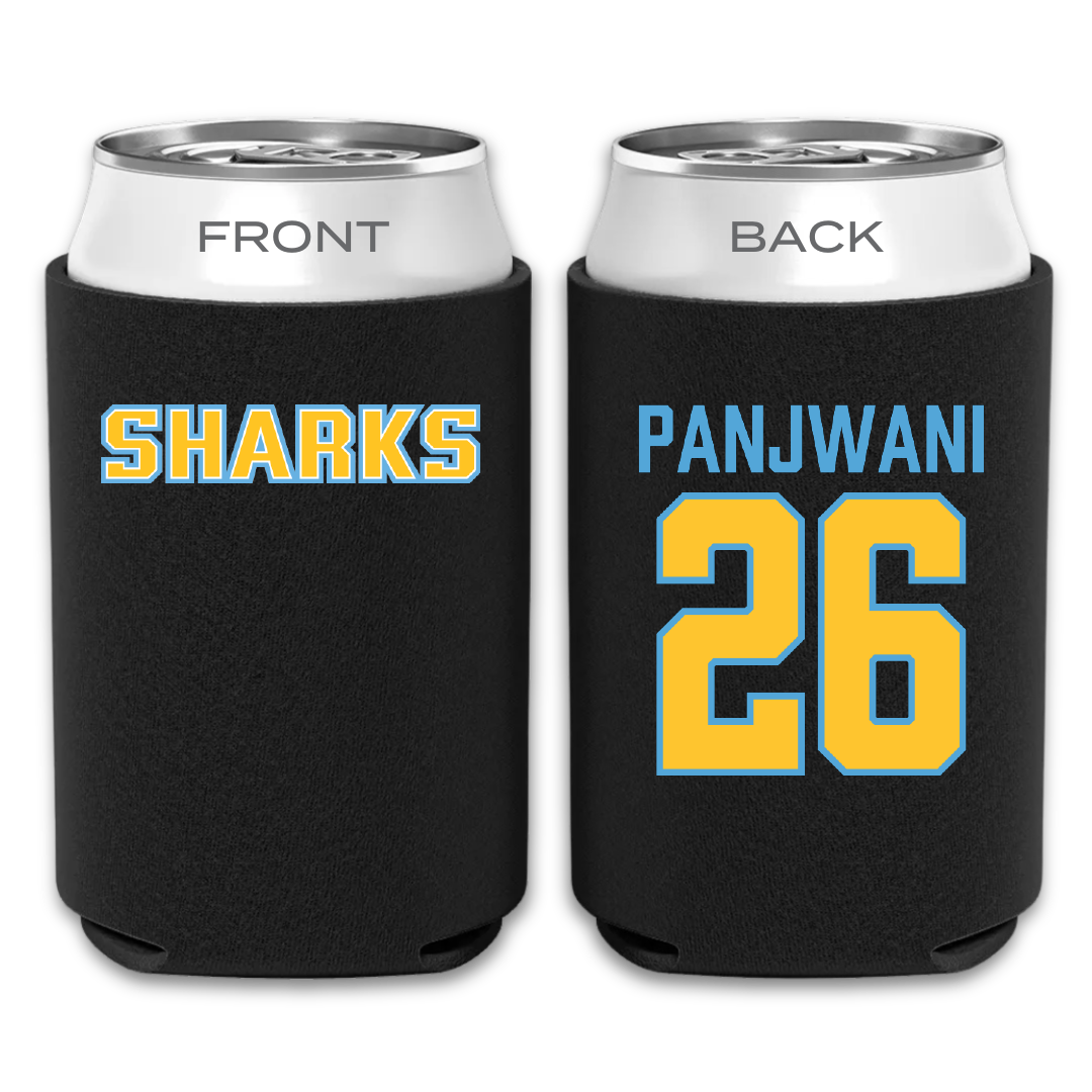 Long Island University Baseball Black Can Cooler - #26 Evan Panjwani