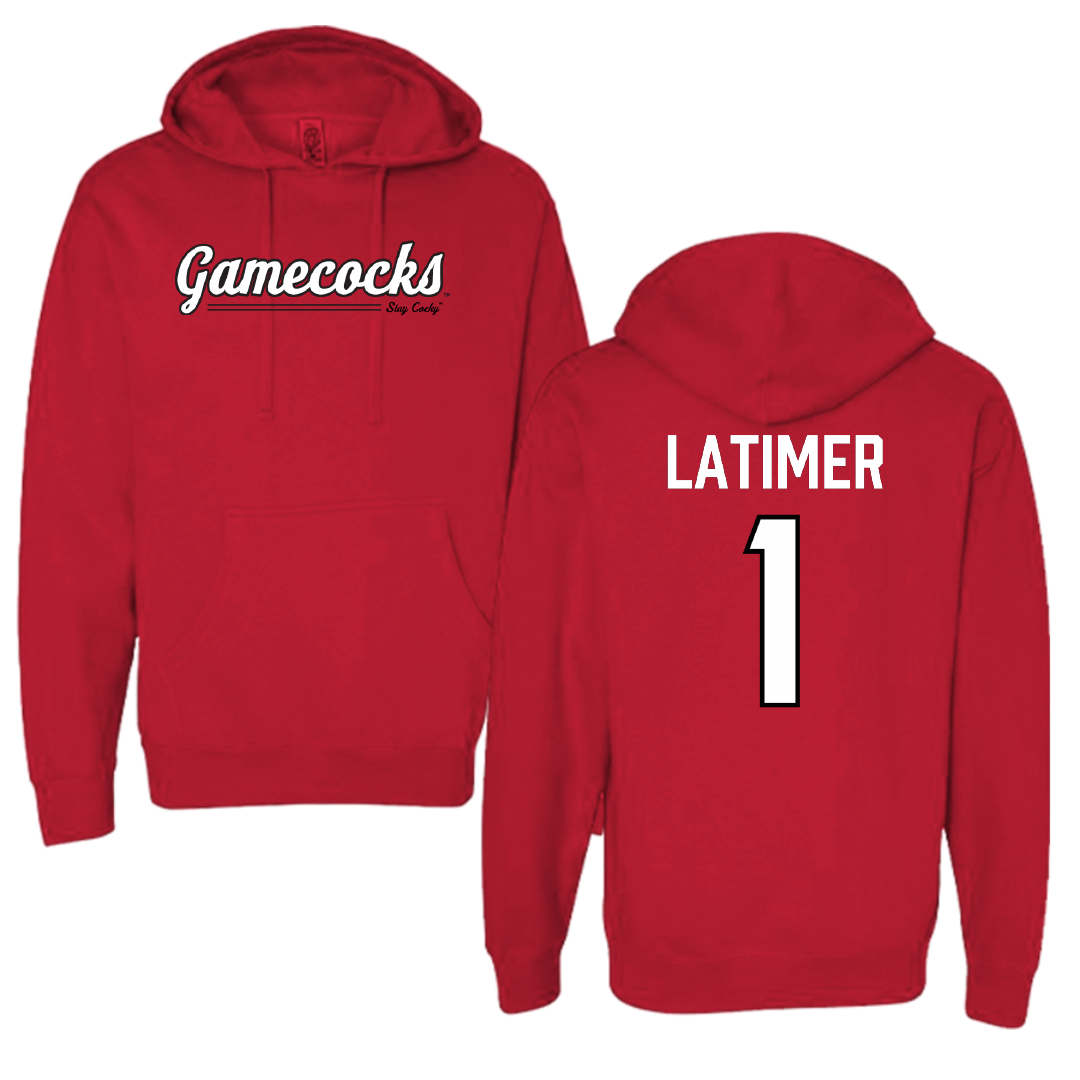 Jacksonville State University Football Red General Hoodie - #1 Geimere Latimer
