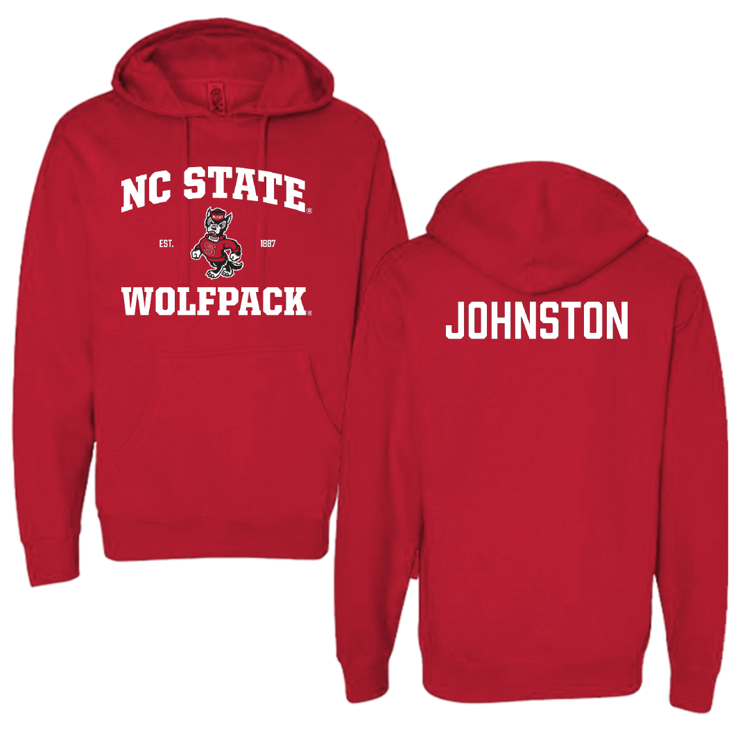 North Carolina State University Cheer Red General Hoodie - Chris Johnston