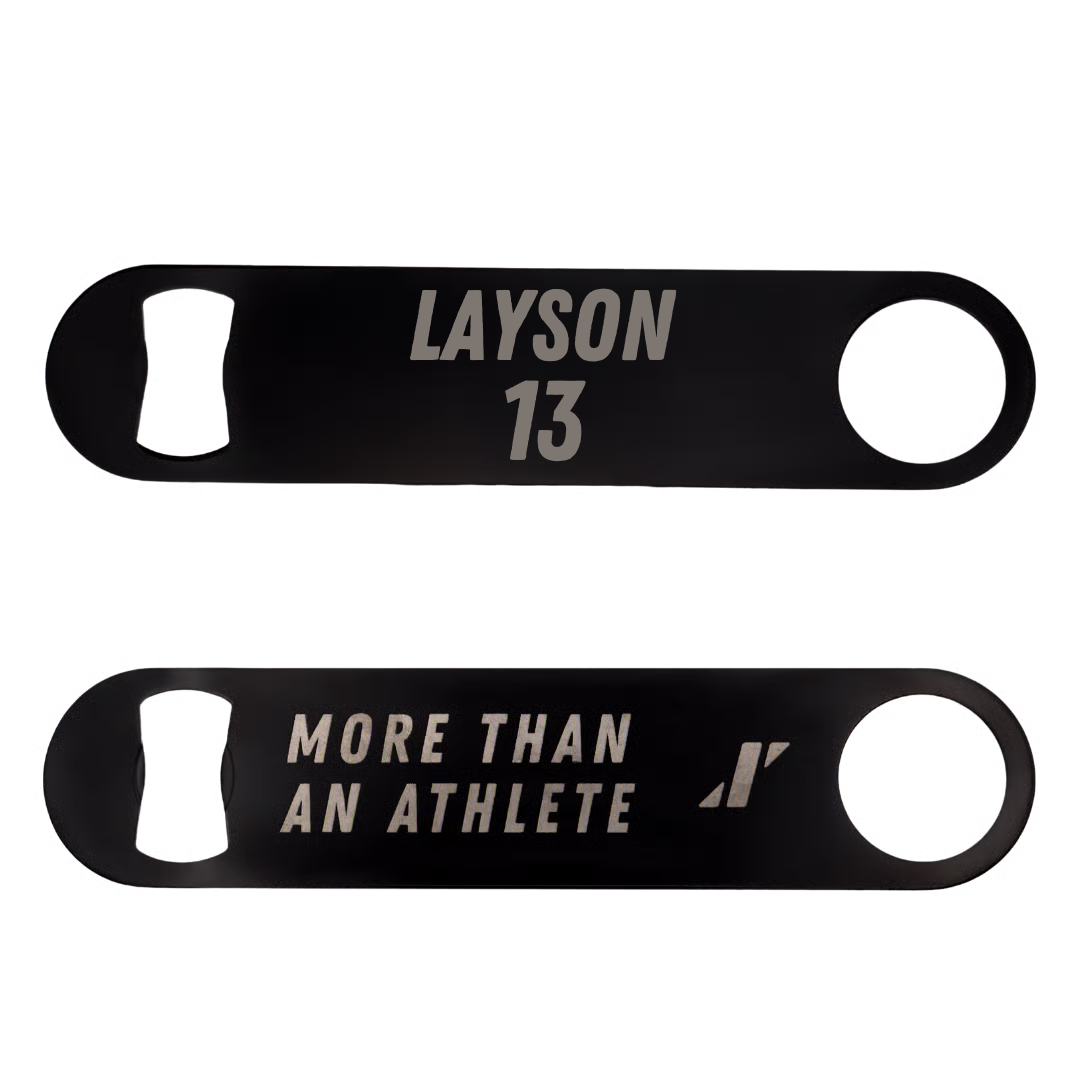 Volleyball Black Bottle Opener - #13 Elizabeth Layson