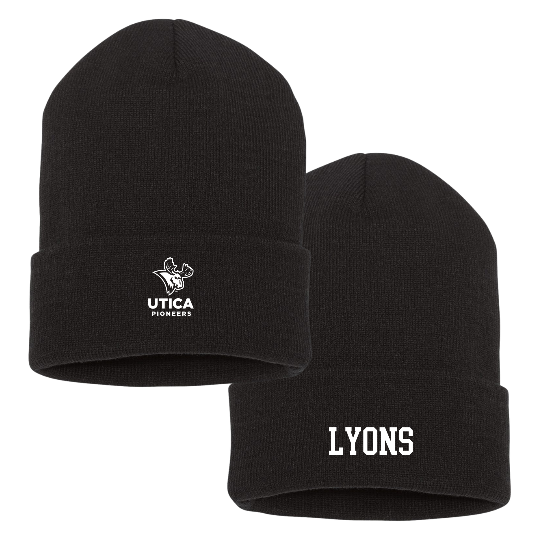 Utica University Field Hockey (W) Black Beanie - #18 Mackenzie Lyons