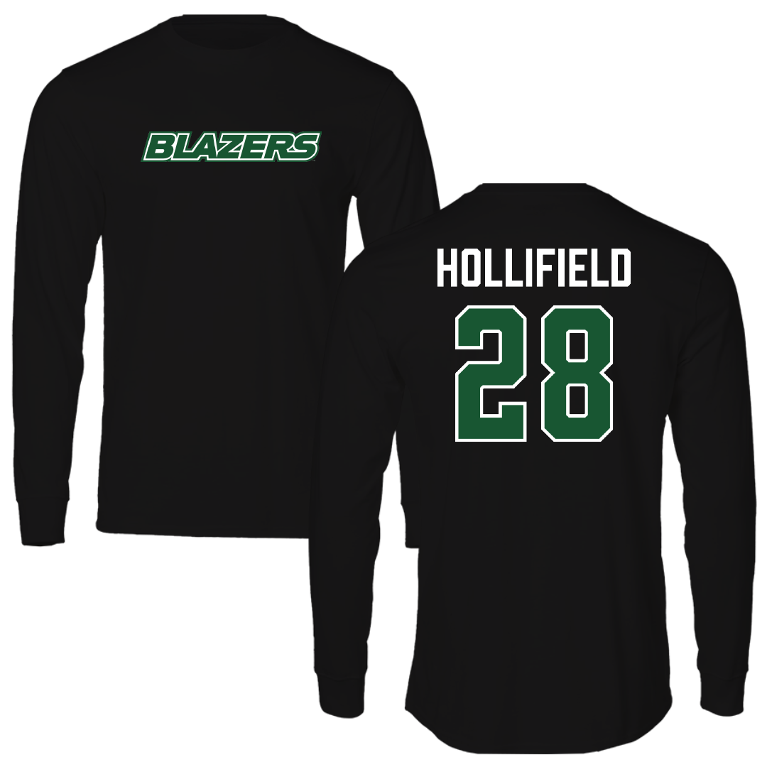 University of Alabama at Birmingham Baseball Black Long Sleeve - #28 Nicholas Hollifield