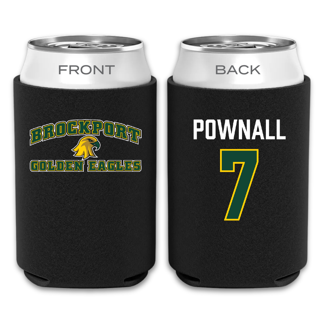 SUNY Brockport Basketball (M) Black Can Cooler - #7 Cameron Pownall