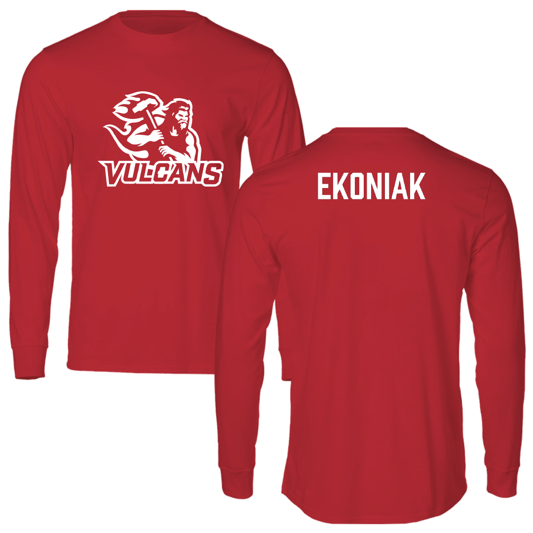 PennWest California Golf Red Performance Long Sleeve - Chaz Ekoniak