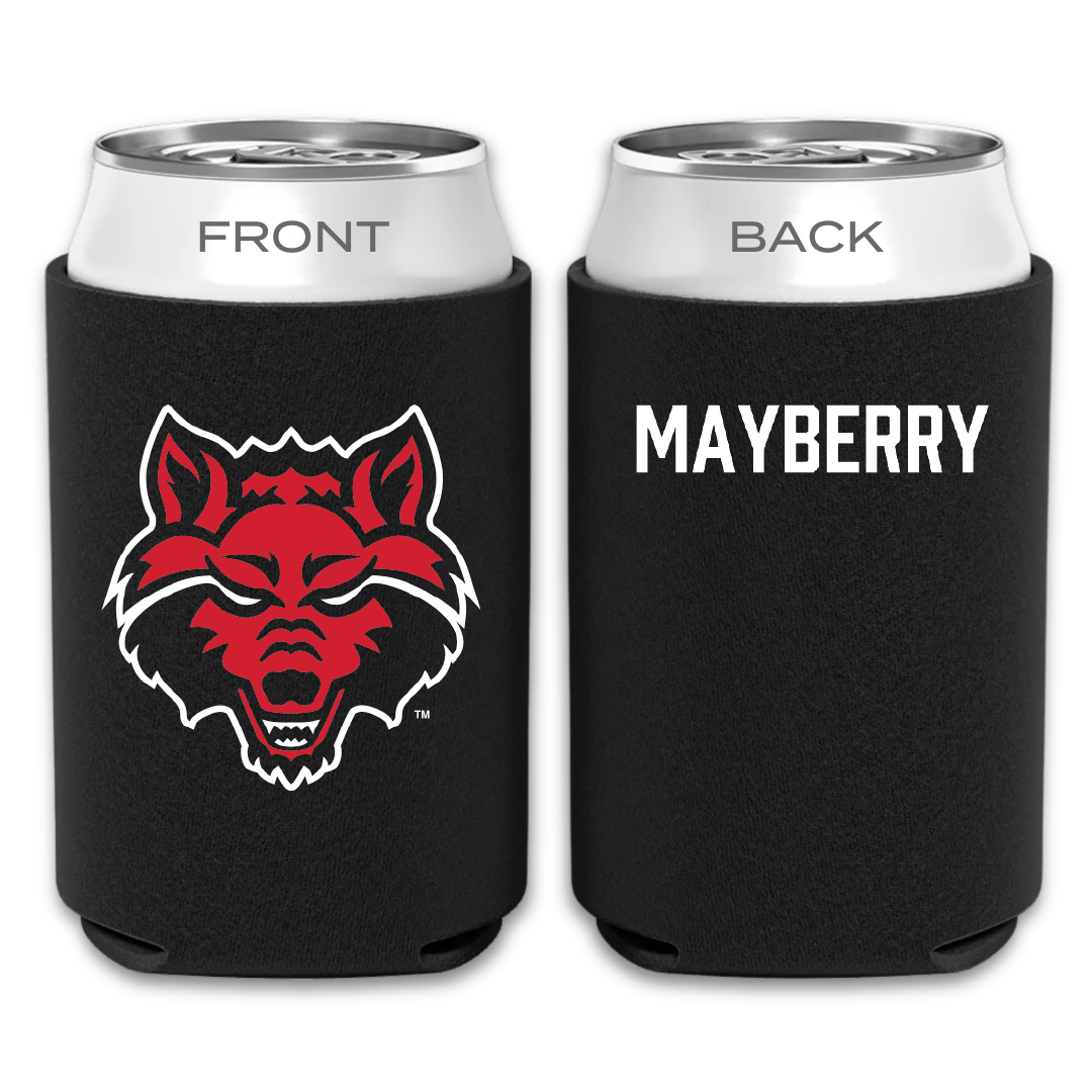 Arkansas State University TF and XC Black Can Cooler - Dawson Mayberry