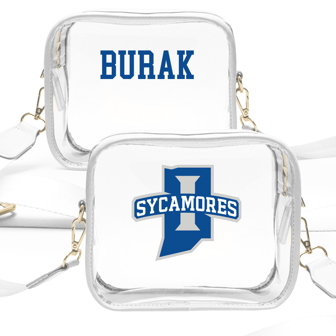 Indiana State University TF and XC White Clear Stadium Bag - Brittney Burak