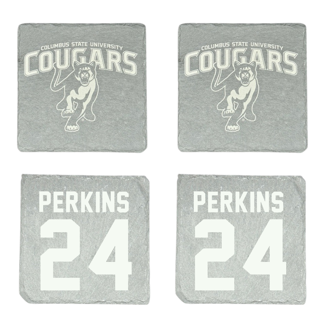 Columbus State University Football Stone Coaster (4 Pack)  - #24 Kelsey Perkins