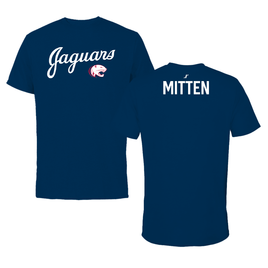 University of South Alabama TF and XC Navy General Performance Tee - John Mitten