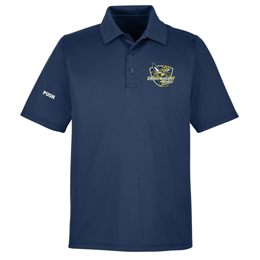 Emory & Henry College TF and XC Navy Polo - Hayden Pugh