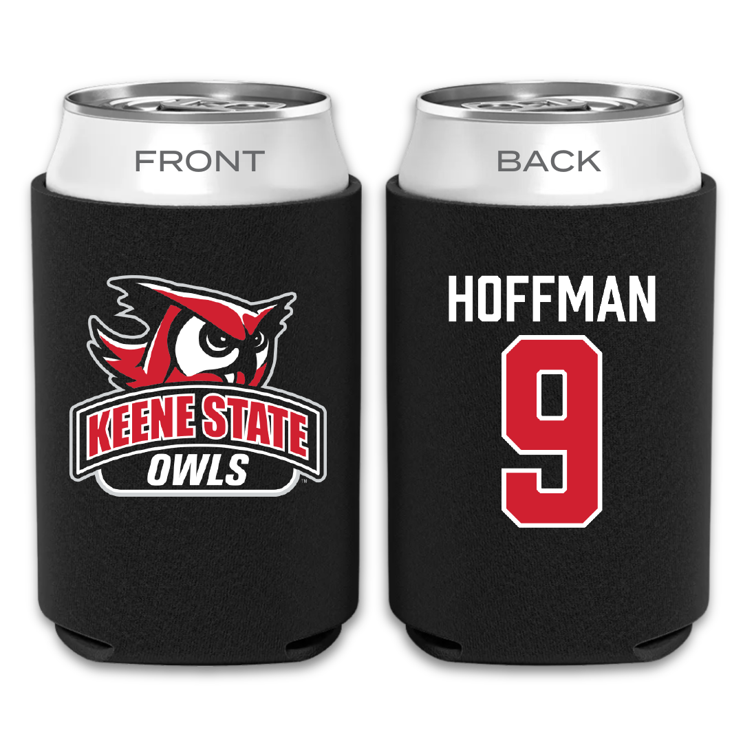 Keene State College Ice Hockey Black Can Cooler - #9 Sean Hoffman