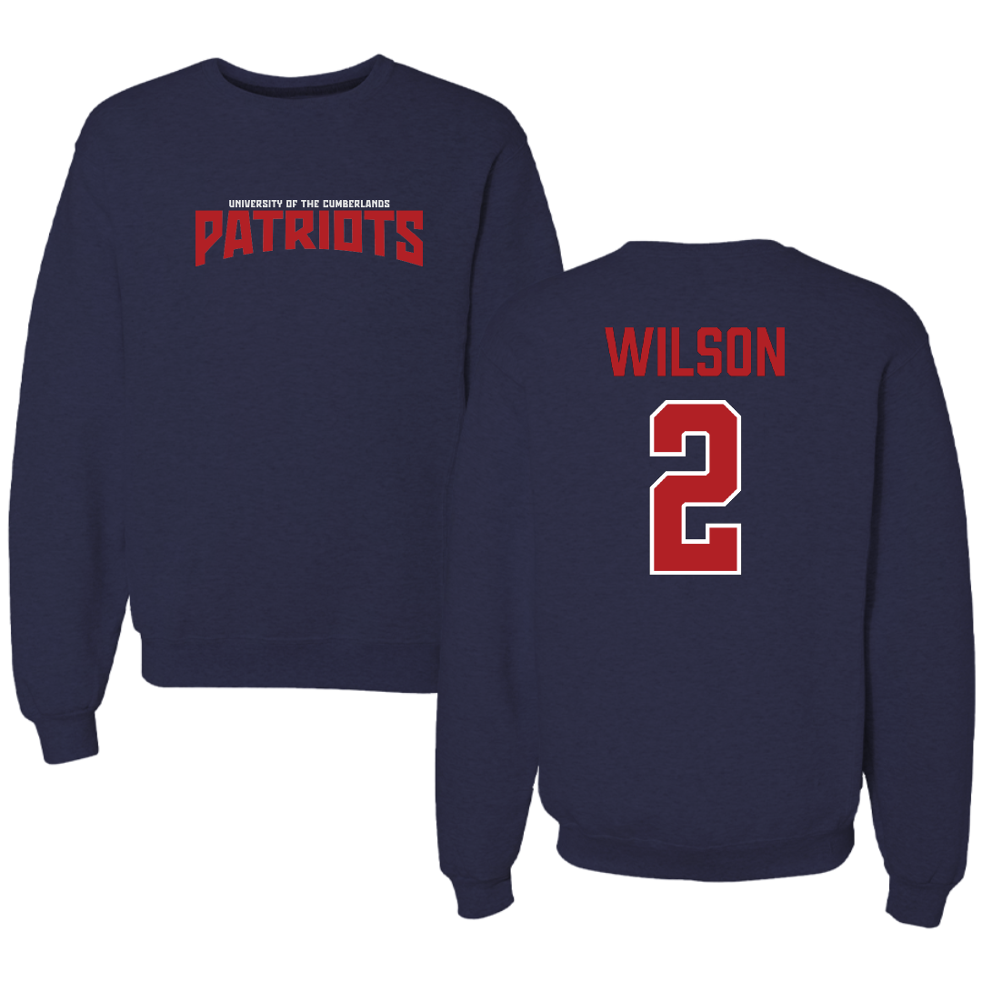 University of the Cumberlands Volleyball Navy Classic Crewneck - #2 Autiana Wilson