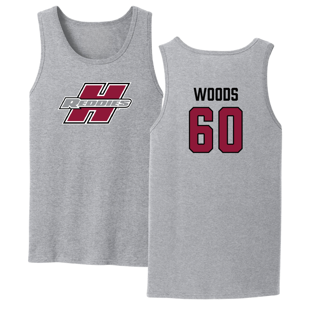 Henderson State University Baseball Sport Gray Tank Top - #60 Lakin Woods