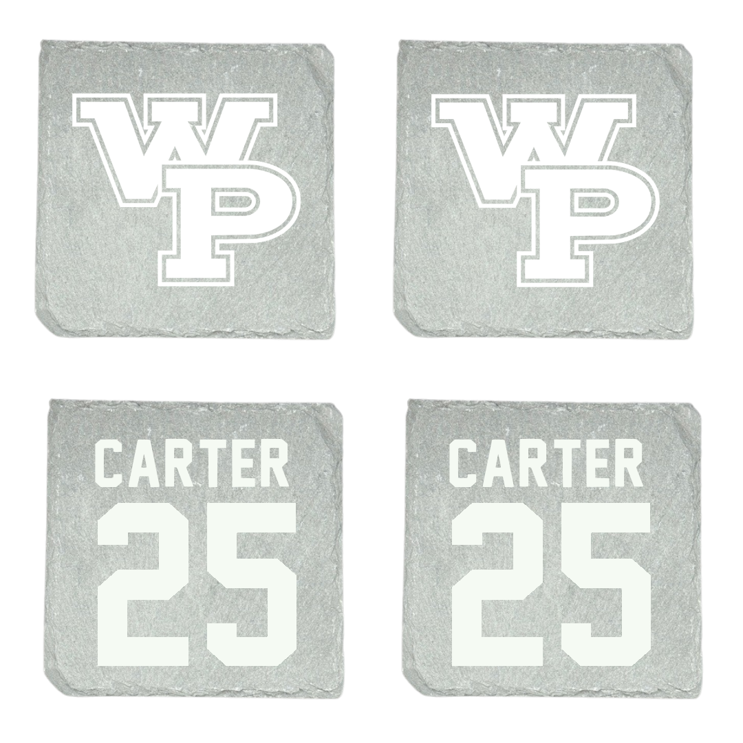 William Penn University Football Stone Coaster (4 Pack)  - #25 Marquis Carter