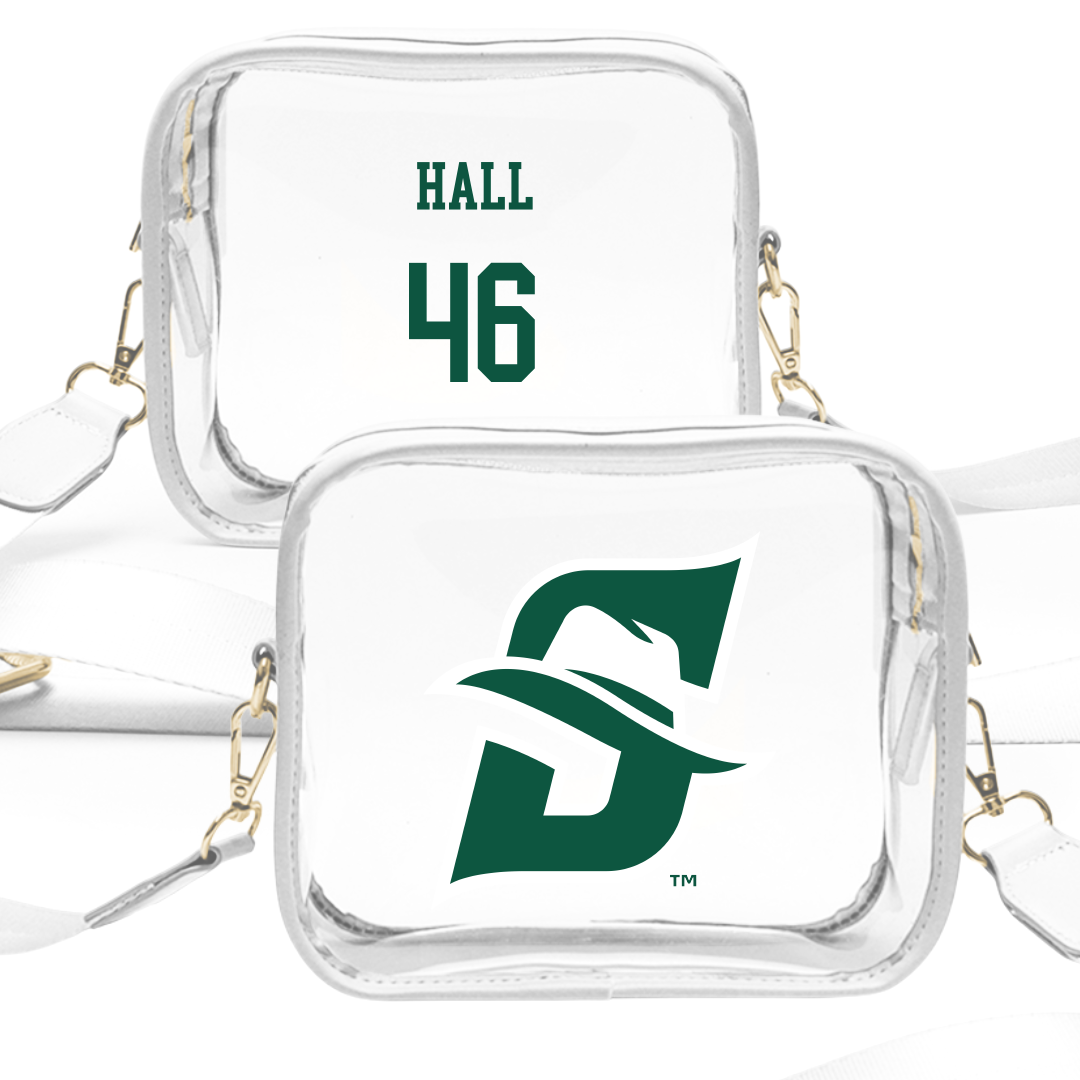Stetson University Football White Clear Stadium Bag - #46 Gavin Hall