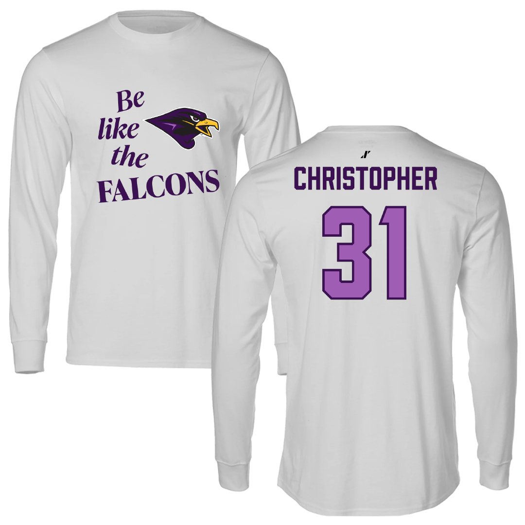 University of Montevallo Softball Light Gray Be Like Us Long Sleeve - #31 Kiley Christopher