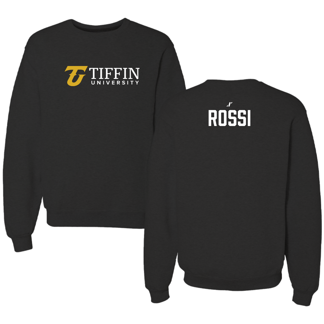 Tiffin University Tennis Black Crewneck - Samuel Rossi