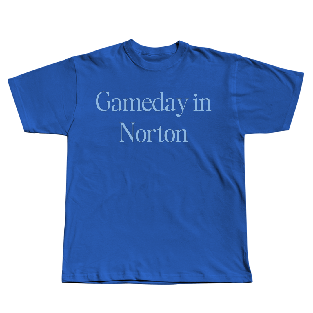 Wheaton College (Massachusetts) Baseball Blue Gameday Tee - #32 Jackson Walsh