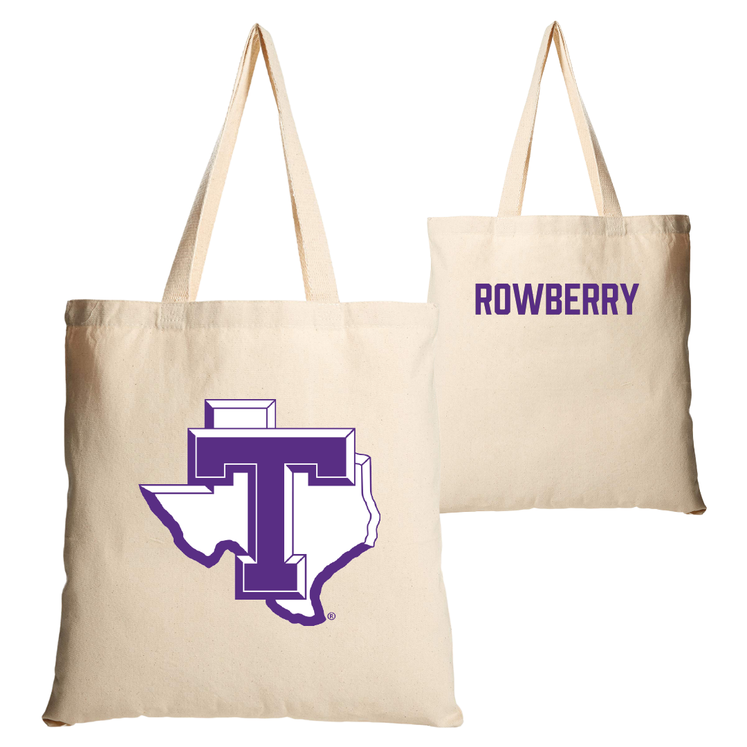 Tarleton State University Dancing Tan Canvas Tote Bag - Annilyn Rowberry