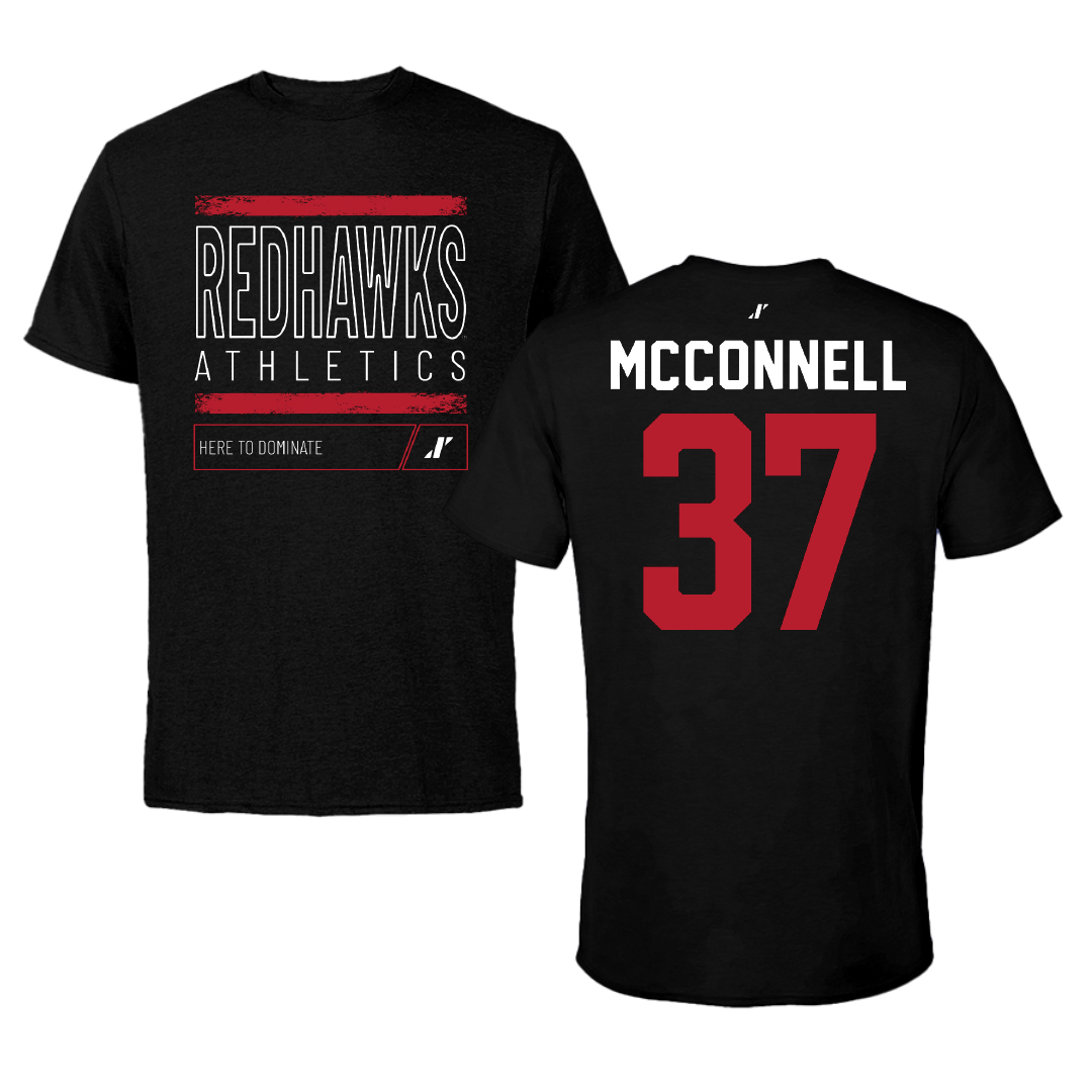 Miami University (Ohio) Football Black Dominate Performance Tee - #37 Vito McConnell