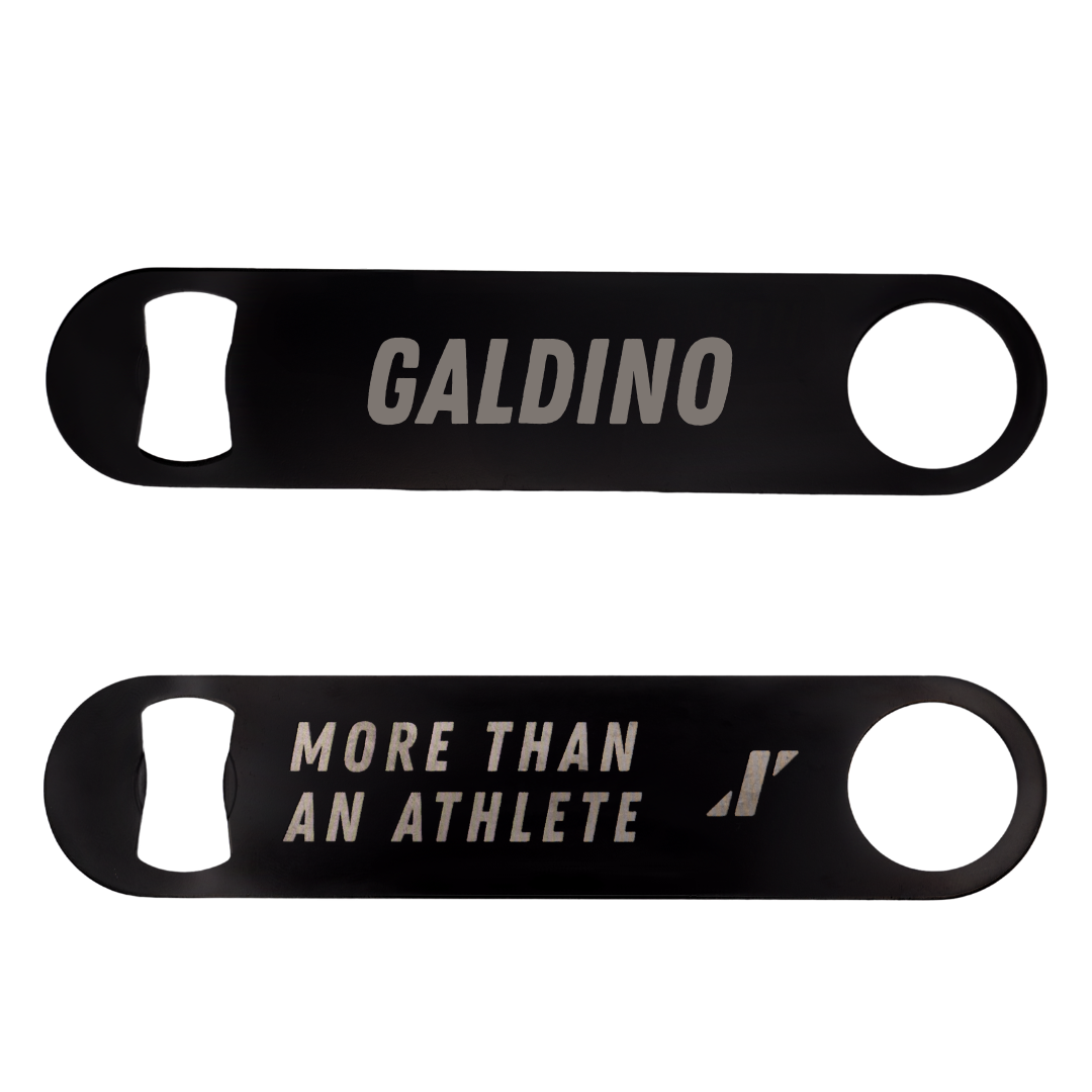 Iowa State University TF and XC Black Bottle Opener - Emanuel Galdino