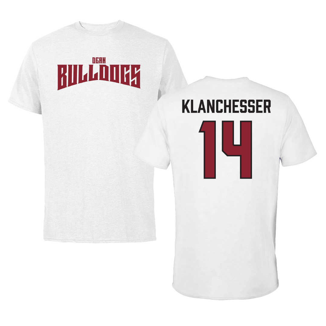 Dean College Field Hockey White Classic Performance Tee - #14 Sophia Klanchesser